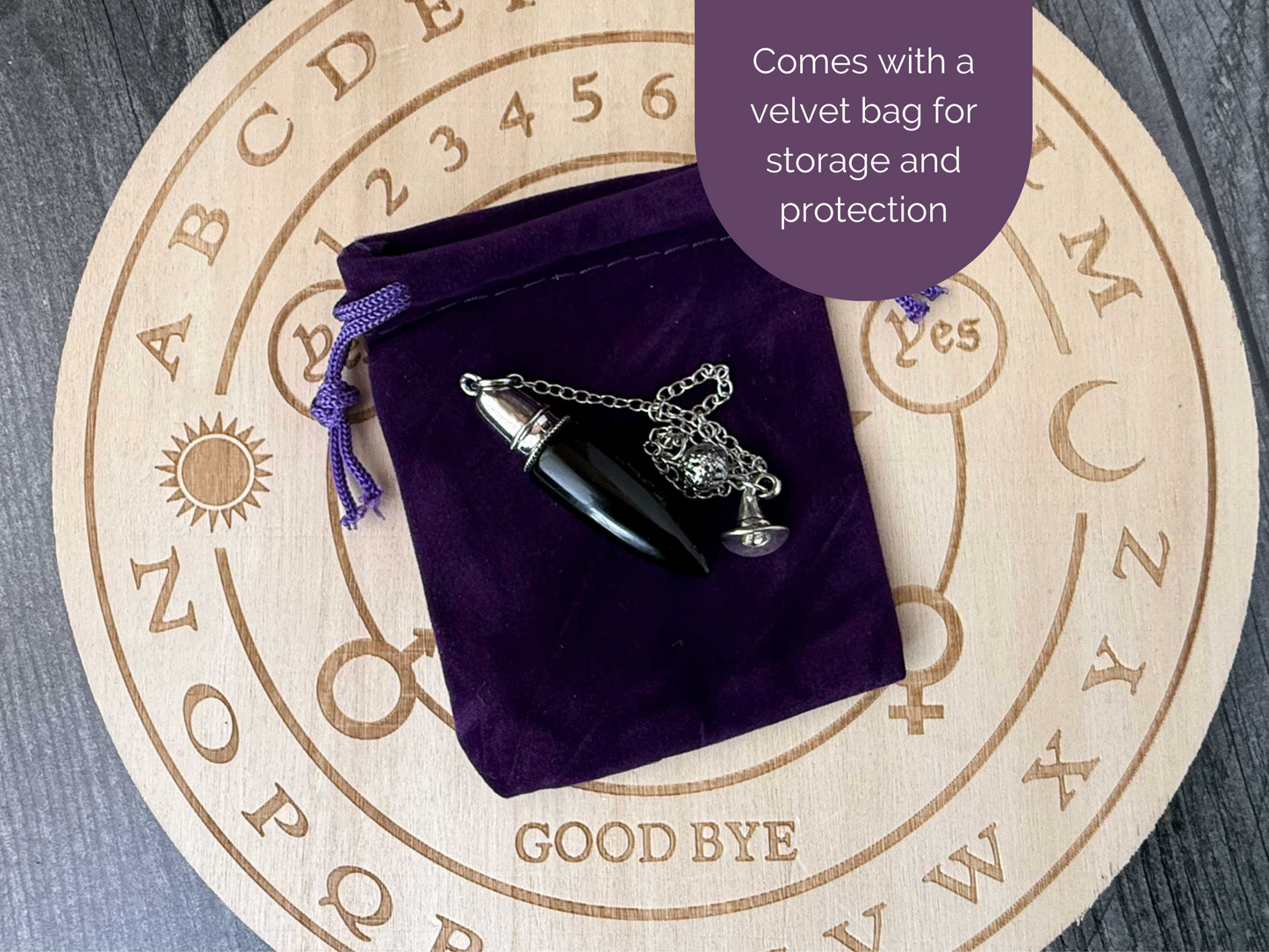 Bullet Dowsing Pendulum: Mixed Gemstone with Platinum-Plated Brass Findings